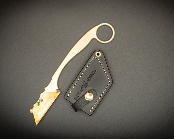 The Crown Blade Holder V2 - Karambit - Leather